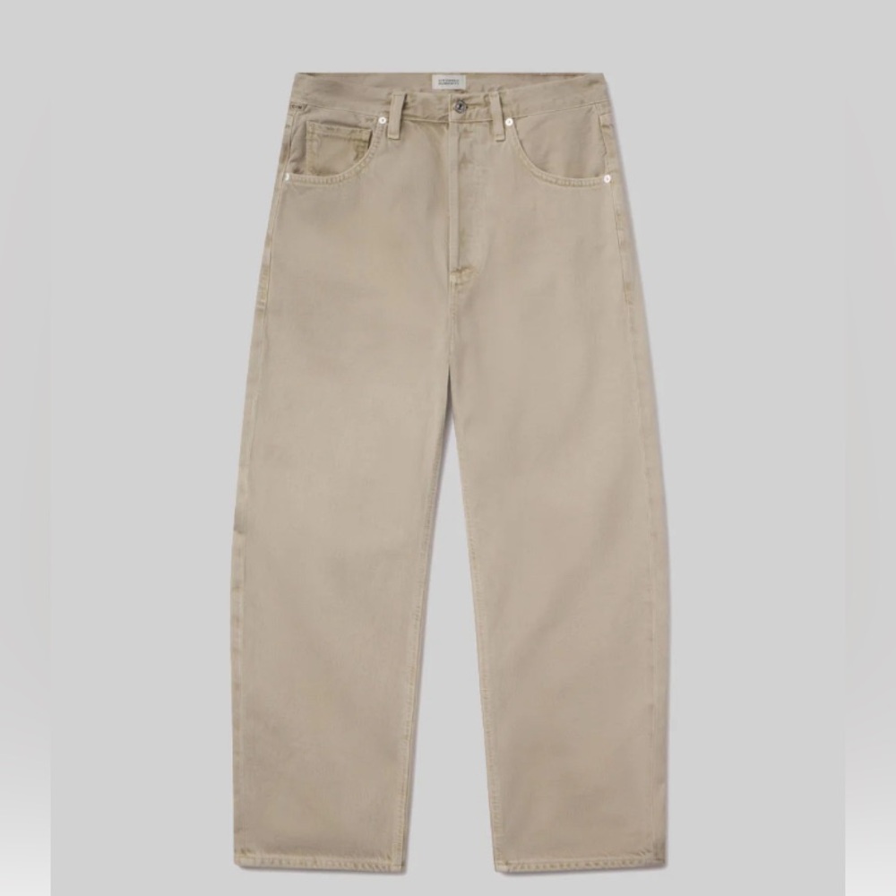 NWT Anthropologie CITIZENS of HUMANITY Dahlia Bow Leg Baby Roll Jeans